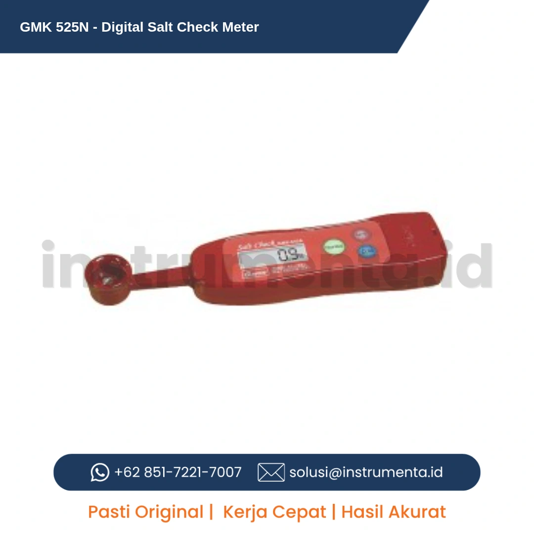 Official Supplier Digital Salt Check Meter G-WON / Aqua-Boy GMK 525N Alat Ukur Kadar Garam Larutan Makanan Terkompensasi Suhu Otomatis